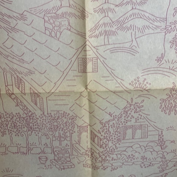 2 Vintage Aunt Martha's hot iron transfers birds & mountain scenes - Picture 11 of 12